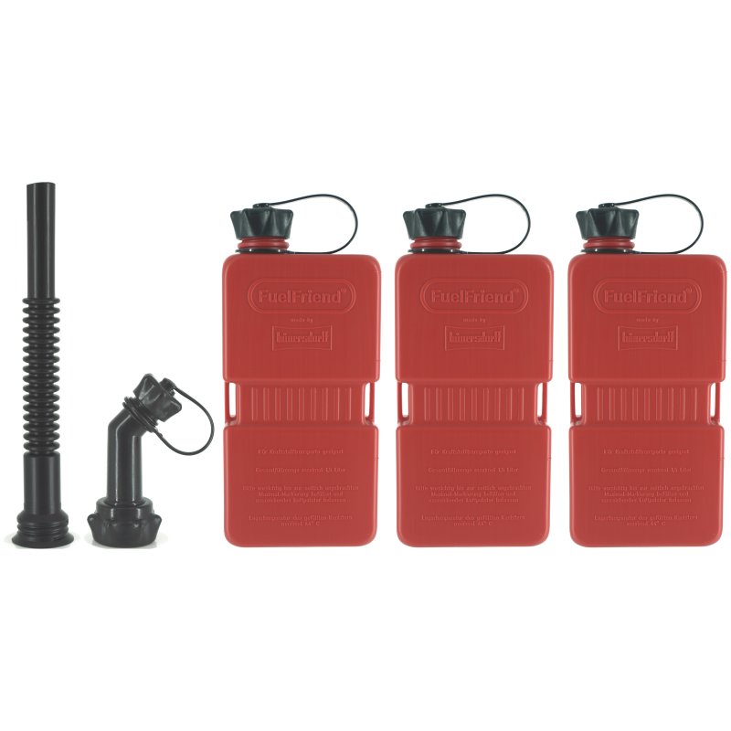 3x FuelFriend PLUS 1 5 Liter RED 1 Füllrohr Set FuelFriend